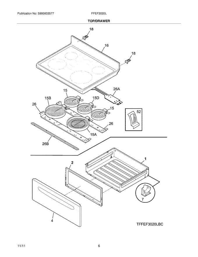Diagram for FFEF3020LWF