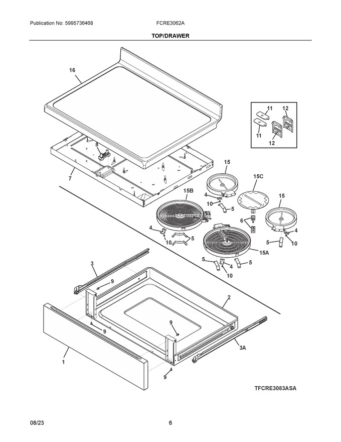 Diagram for FCRE3062AWA