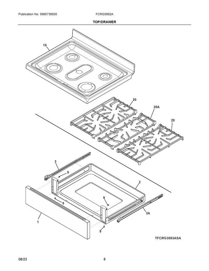 Diagram for FCRG3062ASA