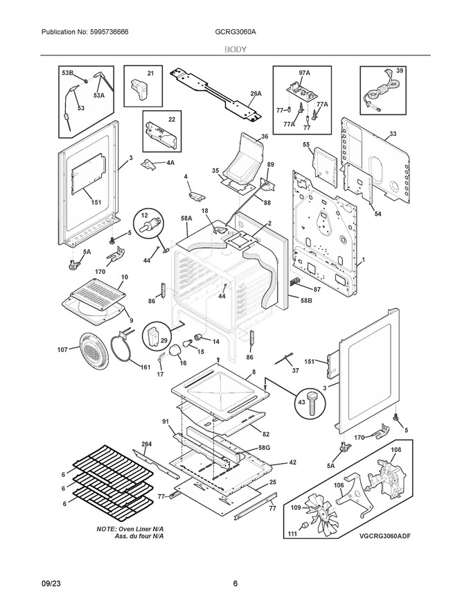 Diagram for GCRG3060ADH