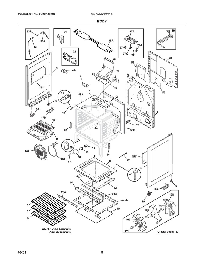 Diagram for GCRG3060AFE