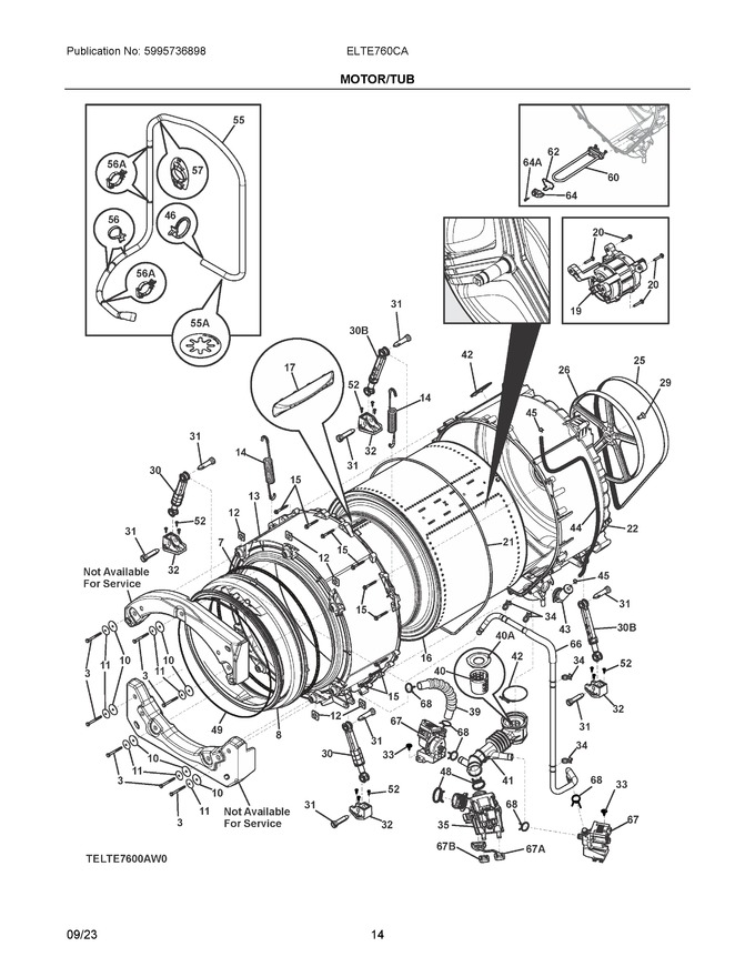 Diagram for ELTE760CAW0