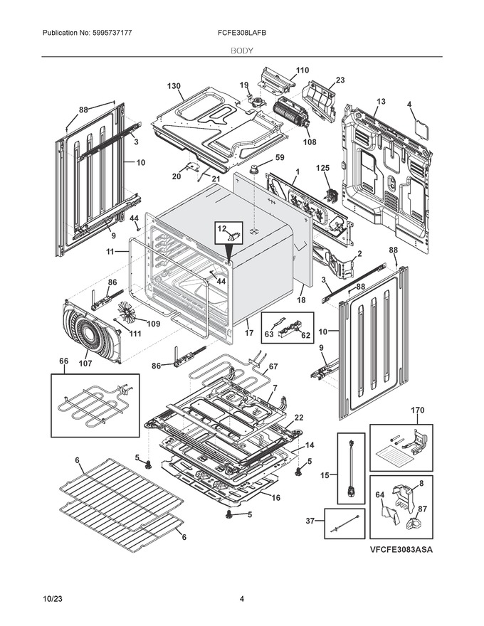 Diagram for FCFE308LAFB