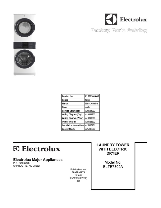Diagram for ELTE7300AW0