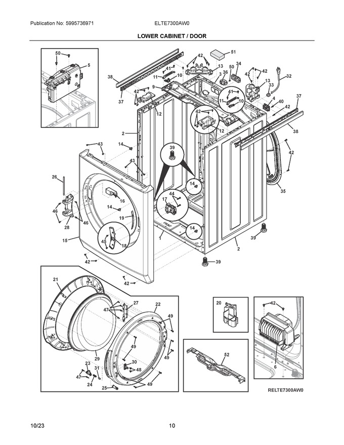 Diagram for ELTE7300AW0