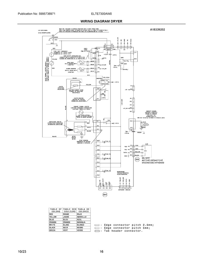 Diagram for ELTE7300AW0