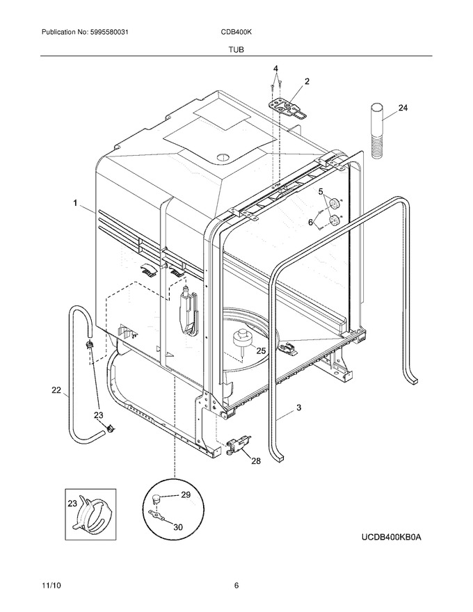 Diagram for CDB400KW0A