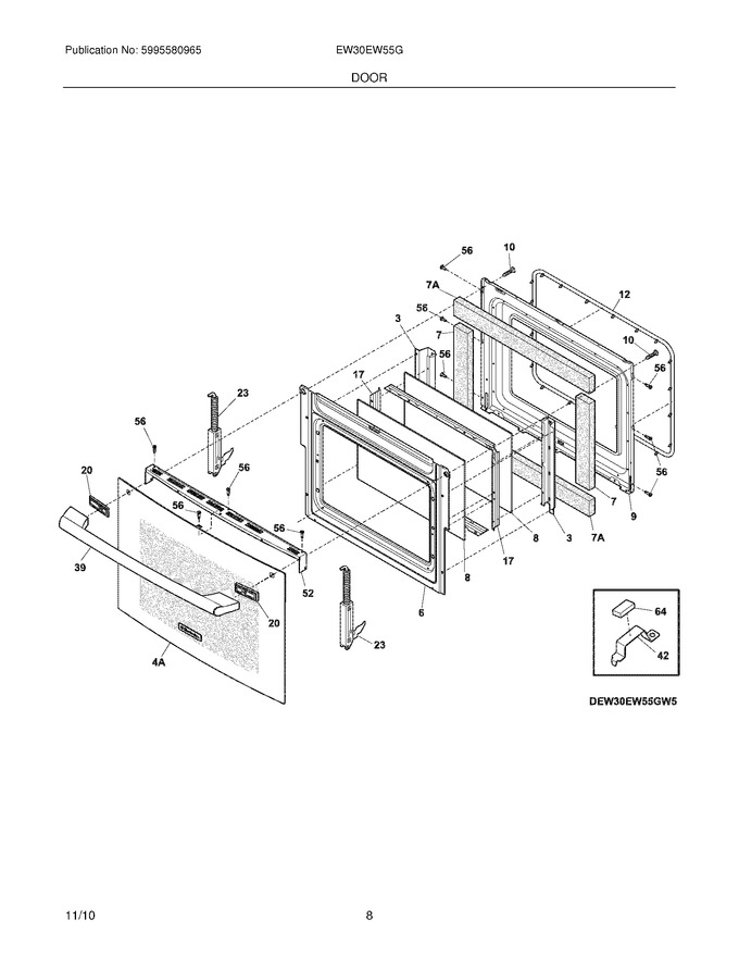 Diagram for EW30EW55GW5