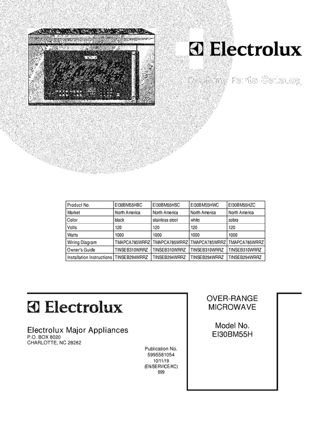 Diagram for EI30BM55HZC