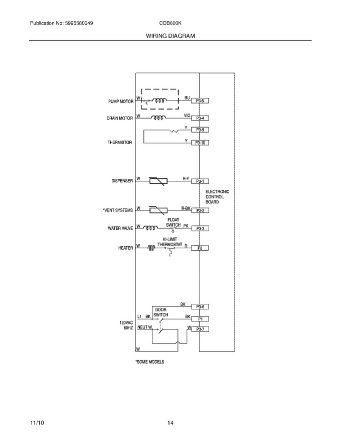 Diagram for CDB600KW0A