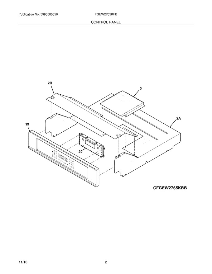 Diagram for FGEW2765KFB