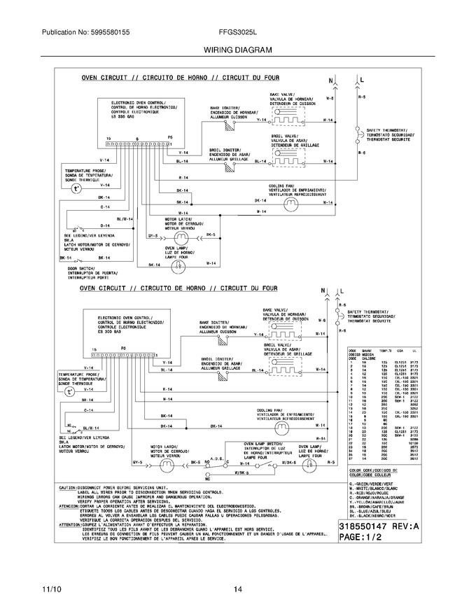 Diagram for FFGS3025LWC
