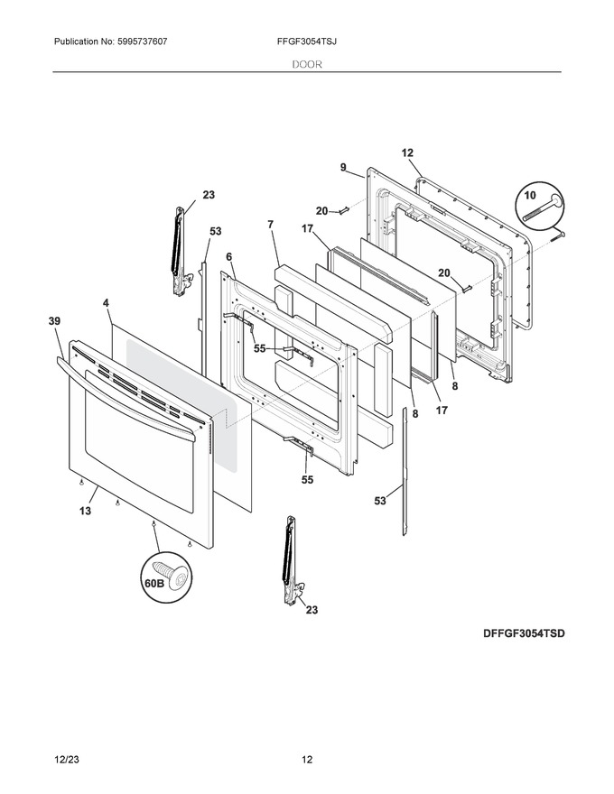 Diagram for FFGF3054TSJ