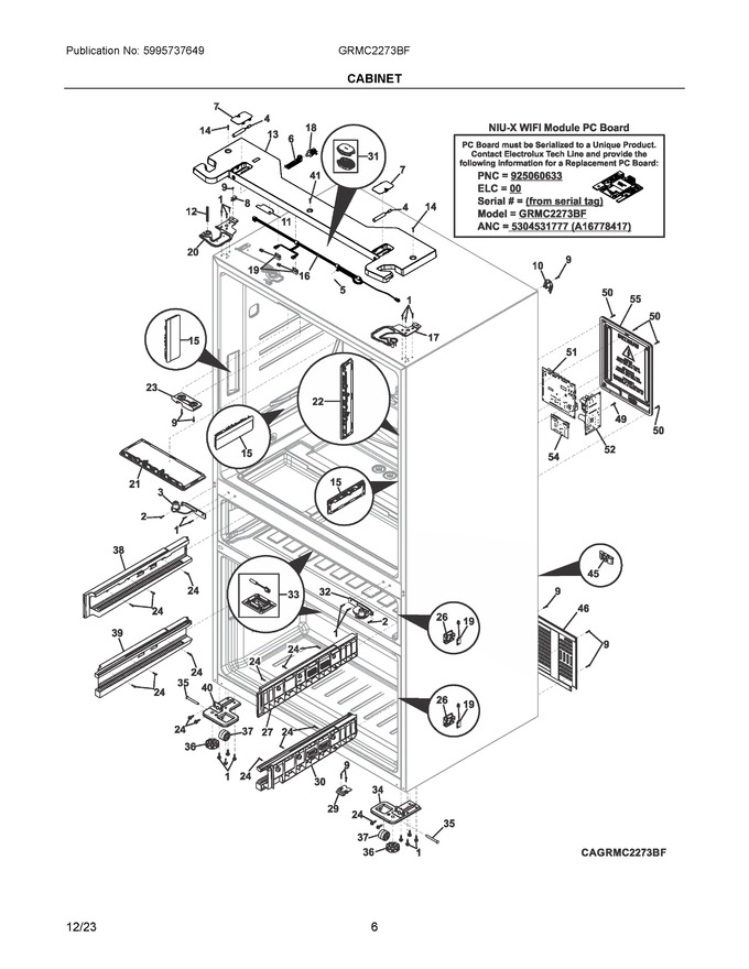Diagram for GRMC2273BF