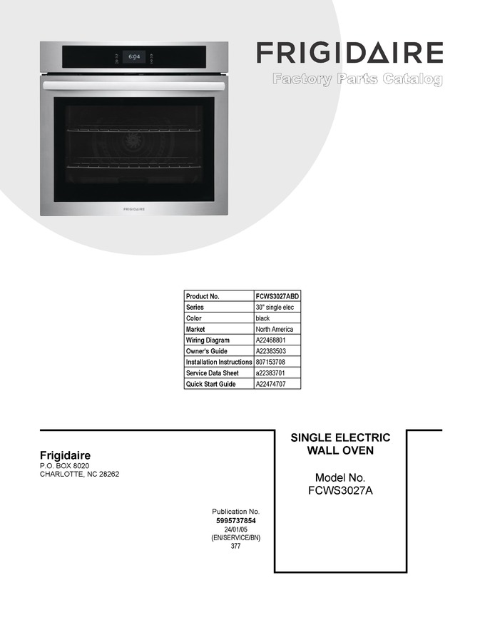 Diagram for FCWS3027ABD