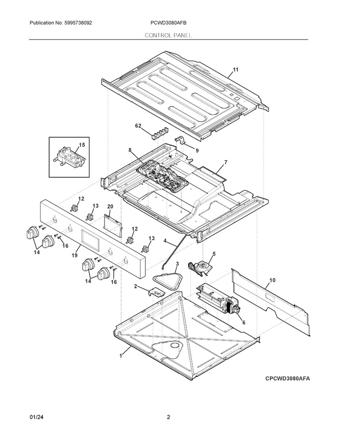 Diagram for PCWD3080AFB