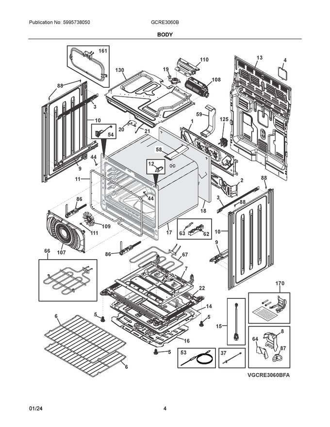 Diagram for GCRE3060BFA