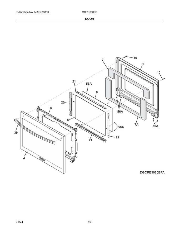 Diagram for GCRE3060BFA