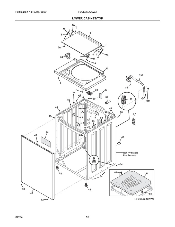 Diagram for FLCE752CAW3