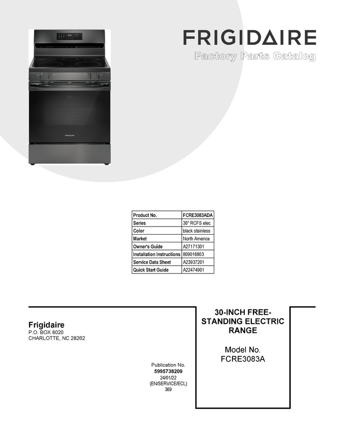 Diagram for FCRE3083ADA