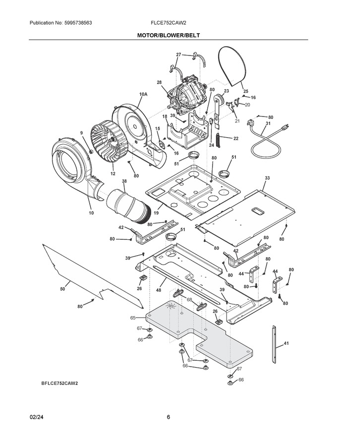 Diagram for FLCE752CAW2
