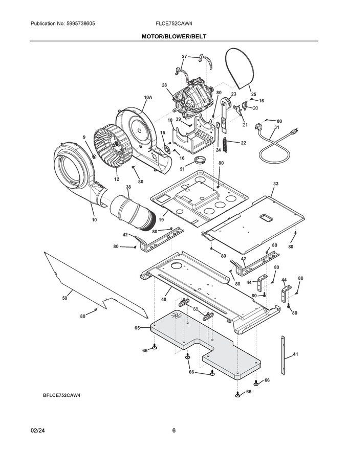 Diagram for FLCE752CAW4