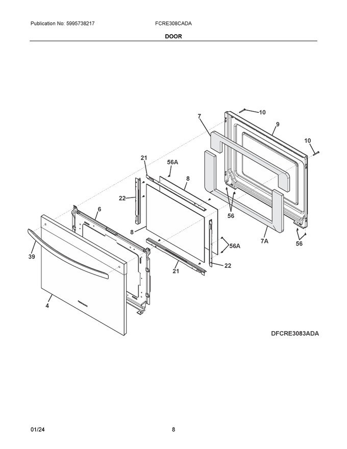 Diagram for FCRE308CADA