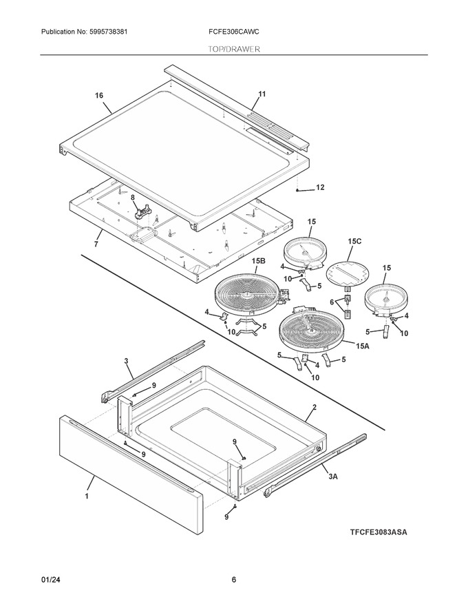 Diagram for FCFE306CAWC