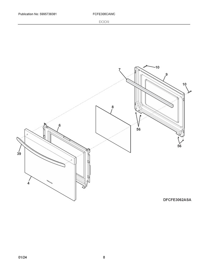 Diagram for FCFE306CAWC