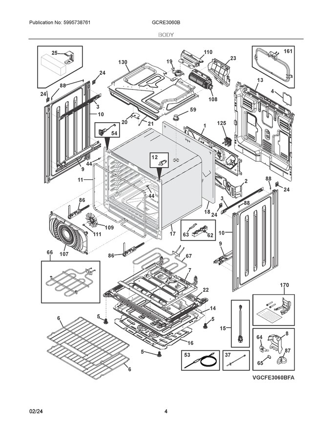 Diagram for GCFE3060BDB