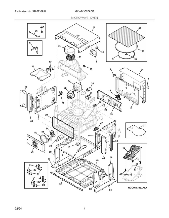 Diagram for GCWM3067ADE