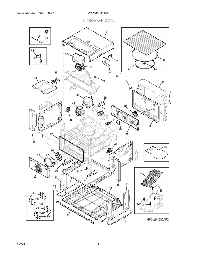 Diagram for PCWM3080AFD
