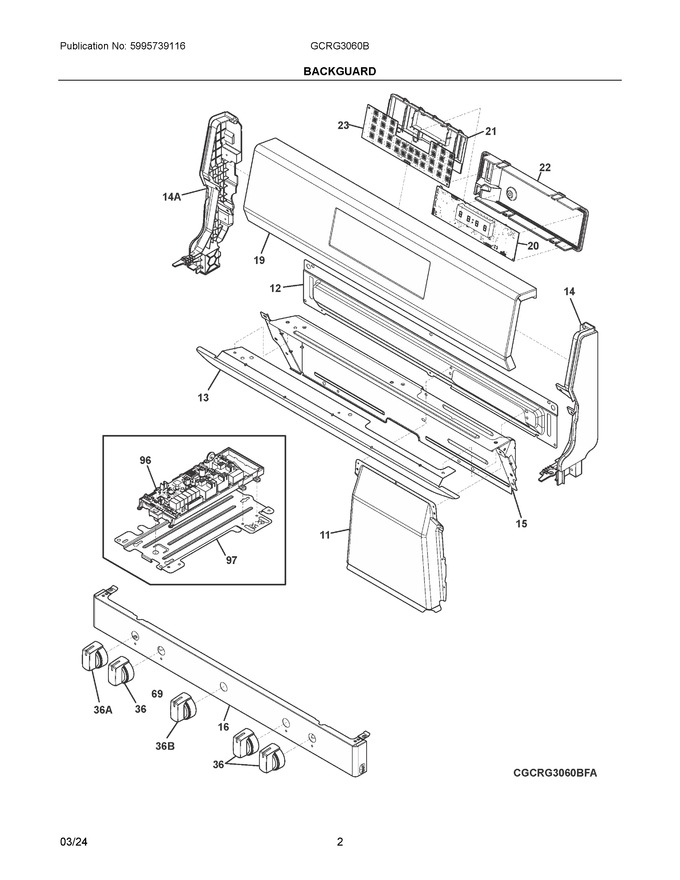 Diagram for GCRG3060BFA
