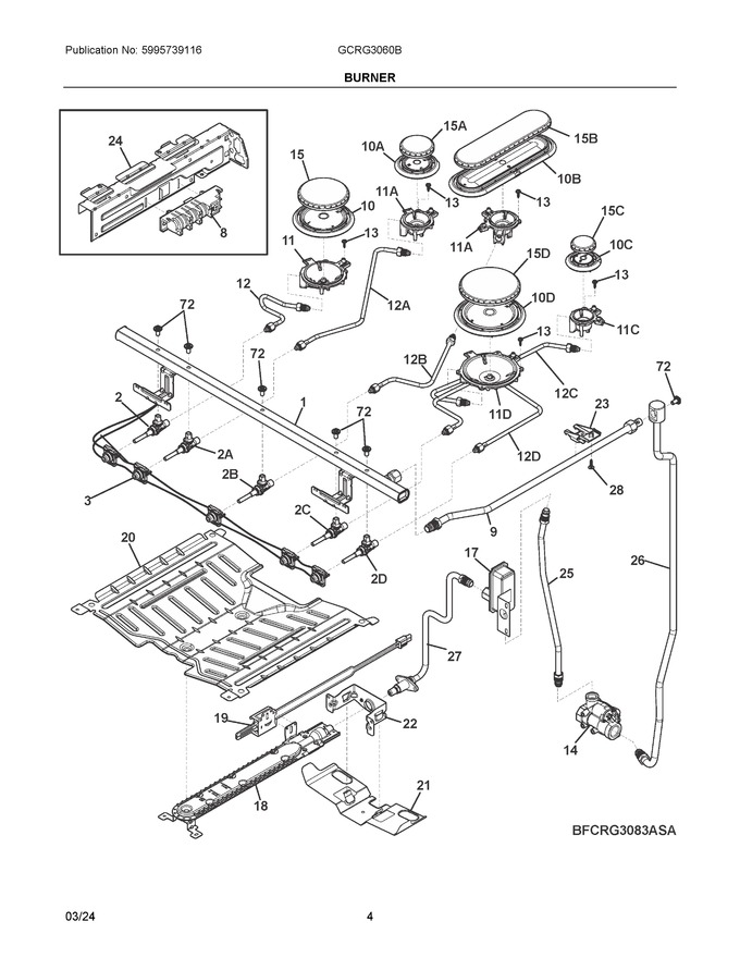 Diagram for GCRG3060BDA