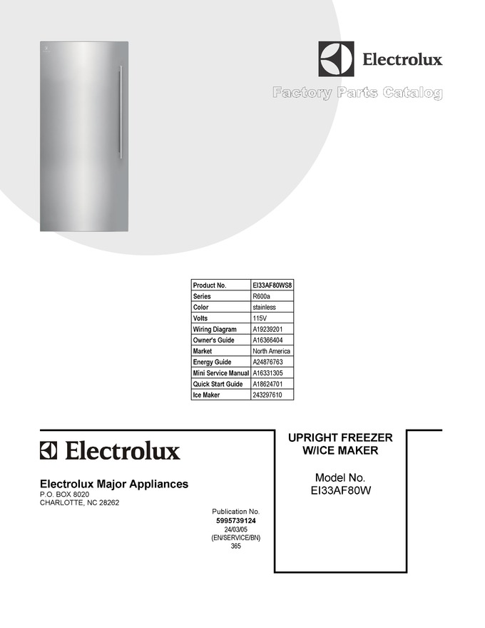 Diagram for EI33AF80WS8