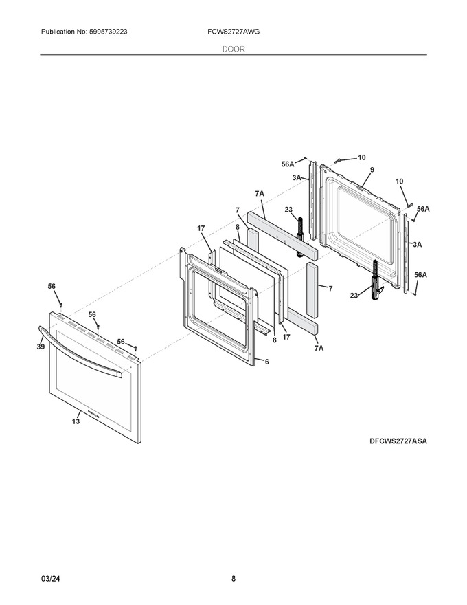 Diagram for FCWS2727AWG