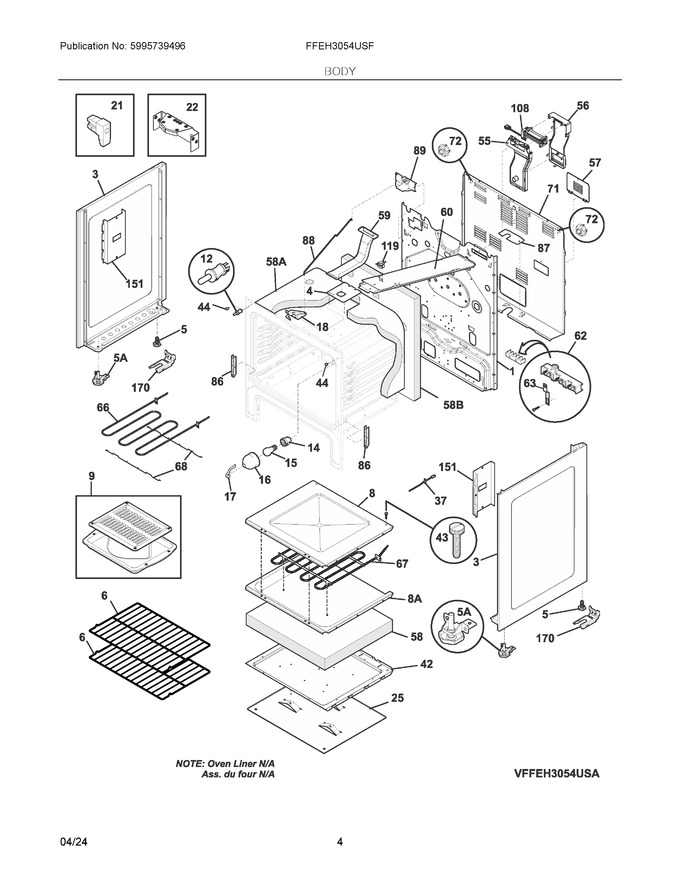 Diagram for FFEH3054USF