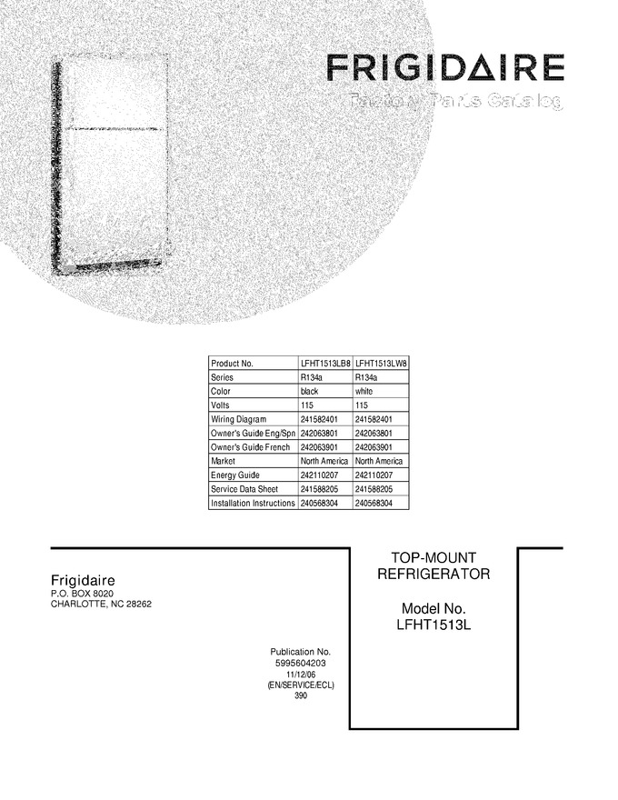 Diagram for LFHT1513LB8