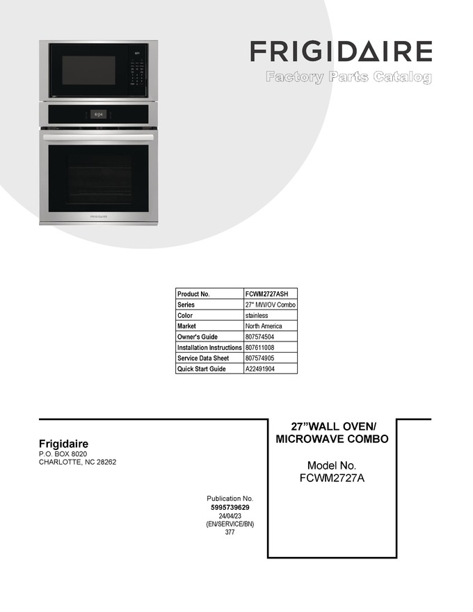 Diagram for FCWM2727ASH