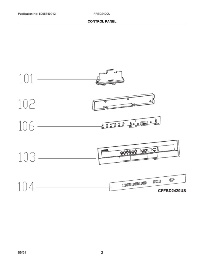 Diagram for FFBD2420US