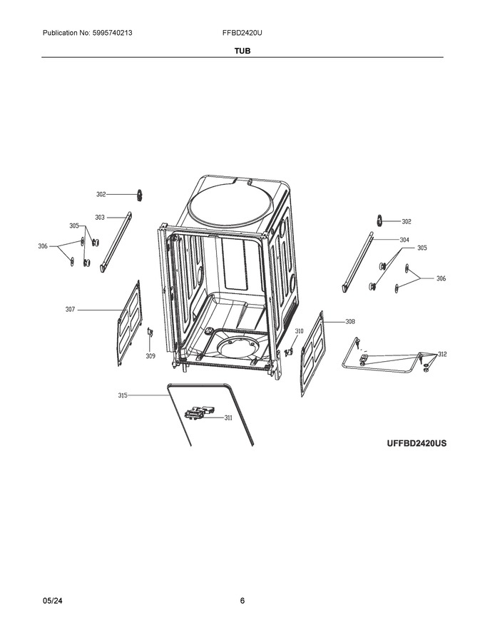 Diagram for FFBD2420US