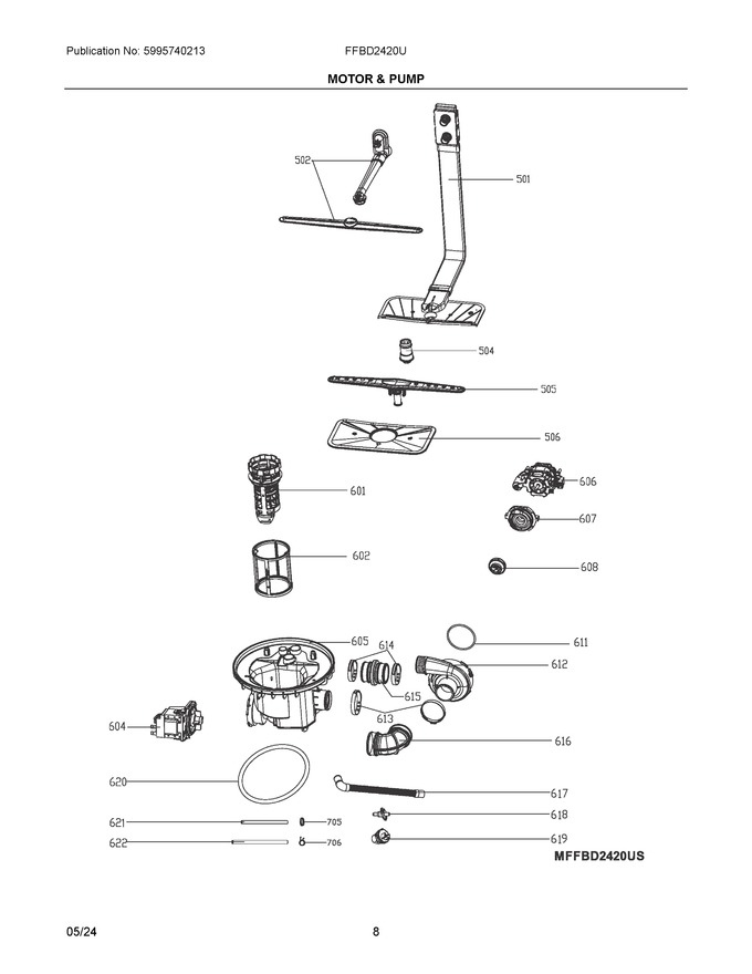 Diagram for FFBD2420US