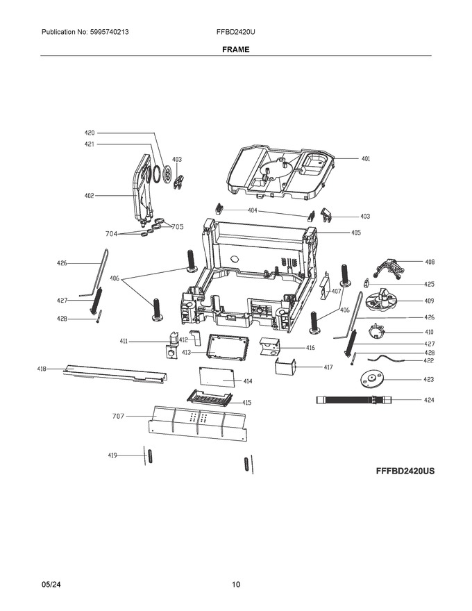 Diagram for FFBD2420UB