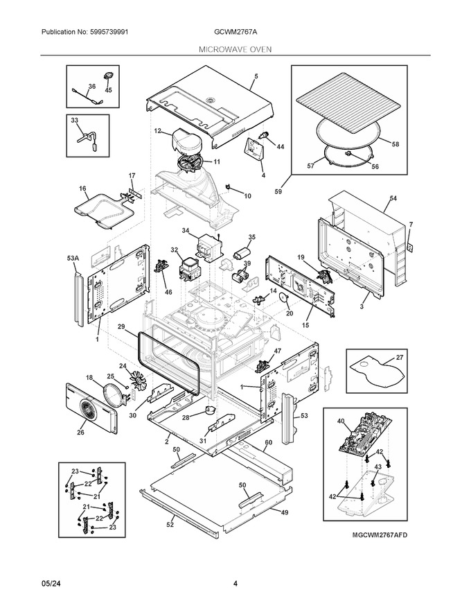 Diagram for GCWM2767ADE