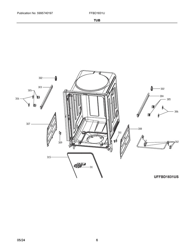 Diagram for FFBD1831US