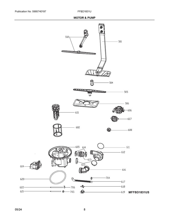 Diagram for FFBD1831US