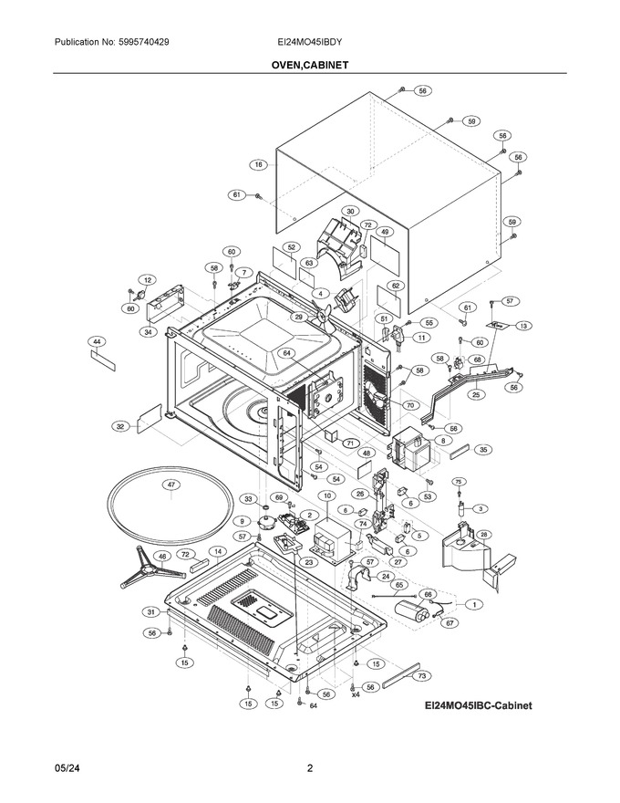 Diagram for EI24MO45IBDY