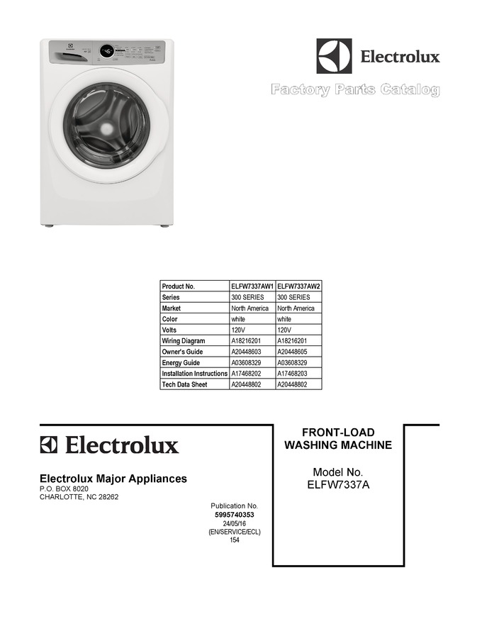 Diagram for ELFW7337AW1