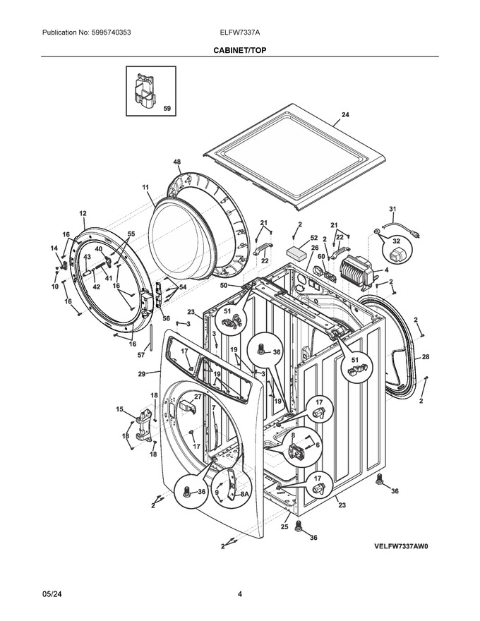Diagram for ELFW7337AW1