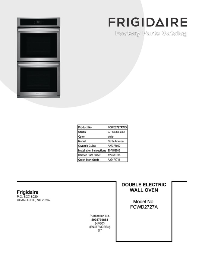 Diagram for FCWD2727AWG